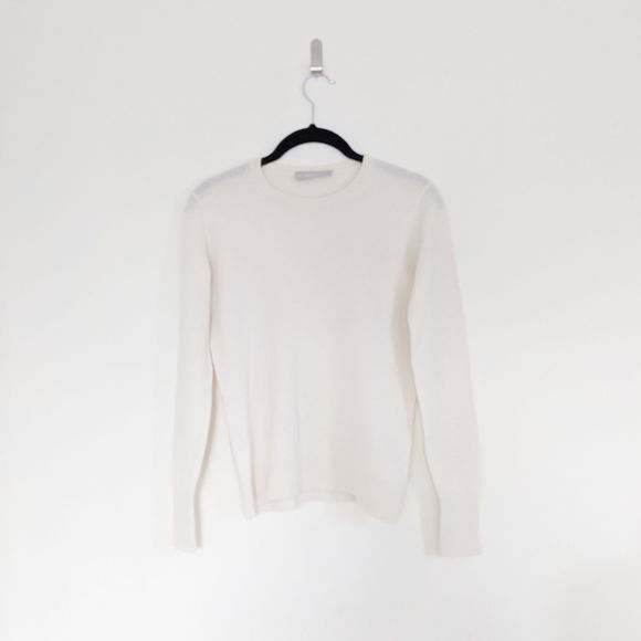 Everlane Sweaters - EVERLANE Cream Cashmere Crewneck Sweater XS